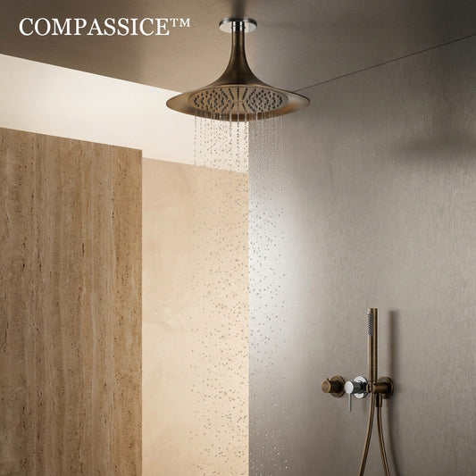 🚿 C O M P A S S I C E™ THE CASCADING BRONZE COMMAND